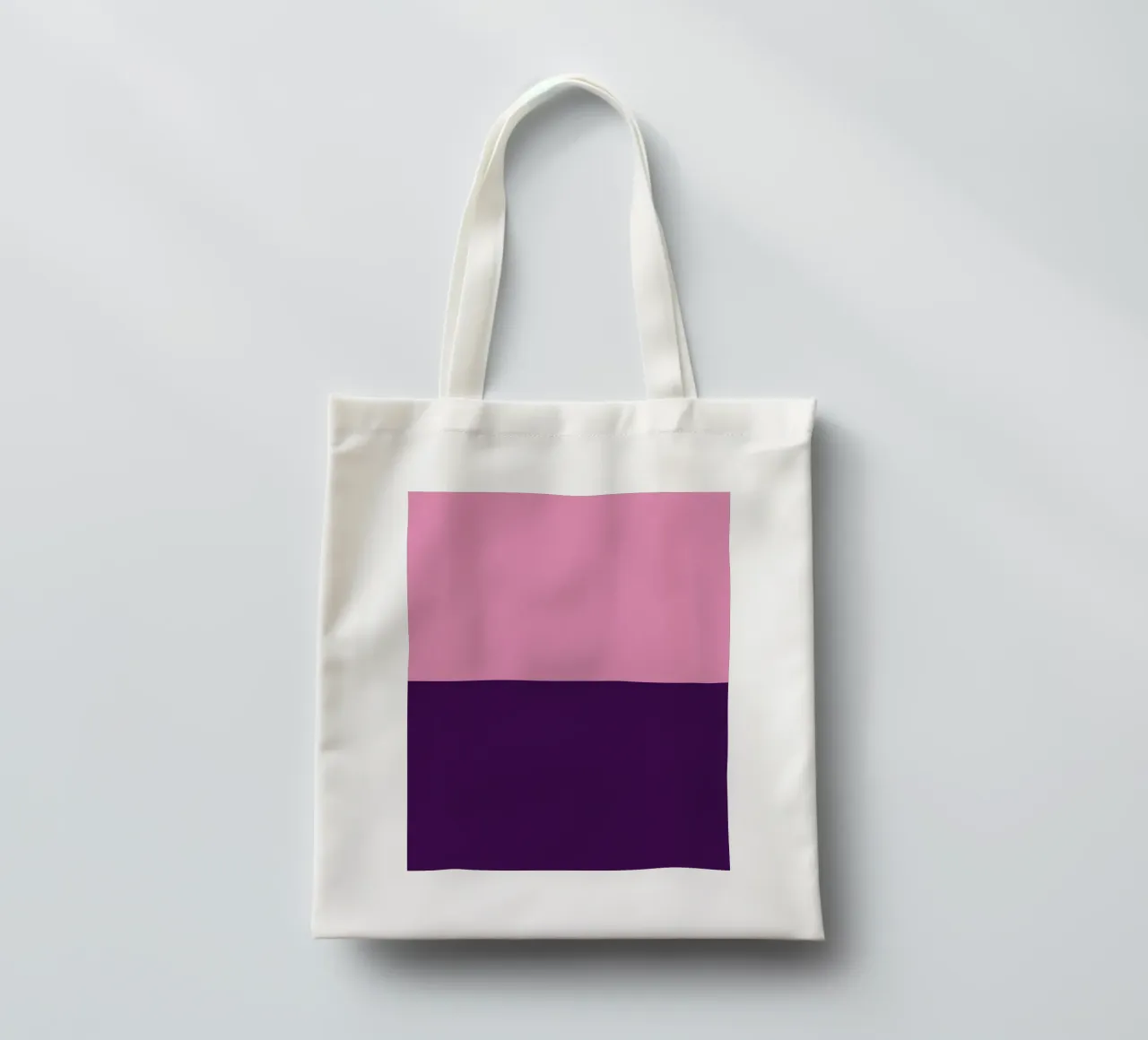 So very Merry Color Block Pink Lila borsa in juta da Sophie Augustin Illustration