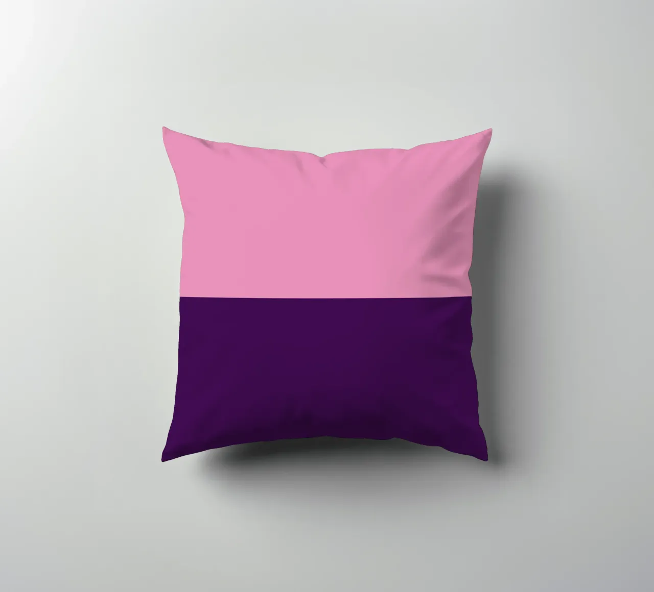 So very Merry Color Block Pink Lila cuscino da Sophie Augustin Illustration