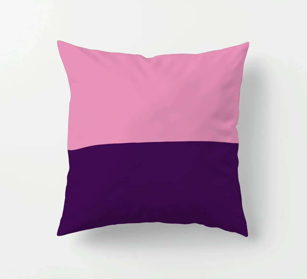 So very Merry Color Block Pink Lila cuscino da Sophie Augustin Illustration