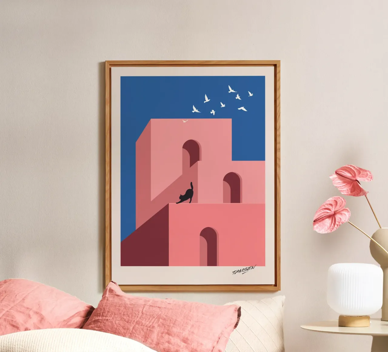 Cat.ch me if you can - 03 alluminio dibond da Tamsen Design