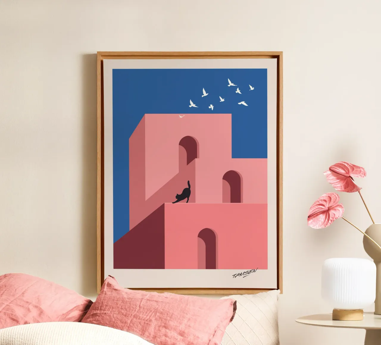Cat.ch me if you can - 03 tela da Tamsen Design