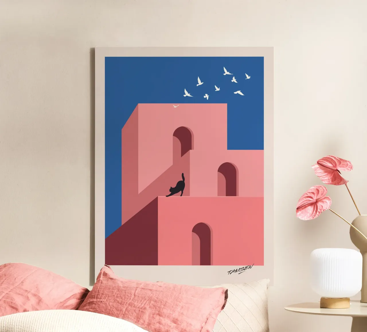 Cat.ch me if you can - 03 tela da Tamsen Design
