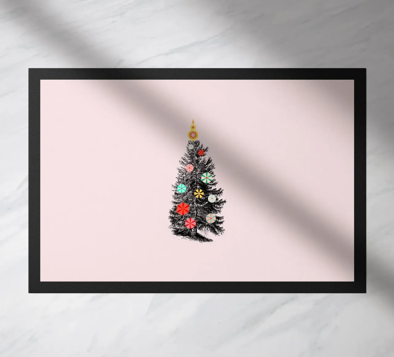 Retro Christmas Tree with Candy Ornaments zerbino da showmemars