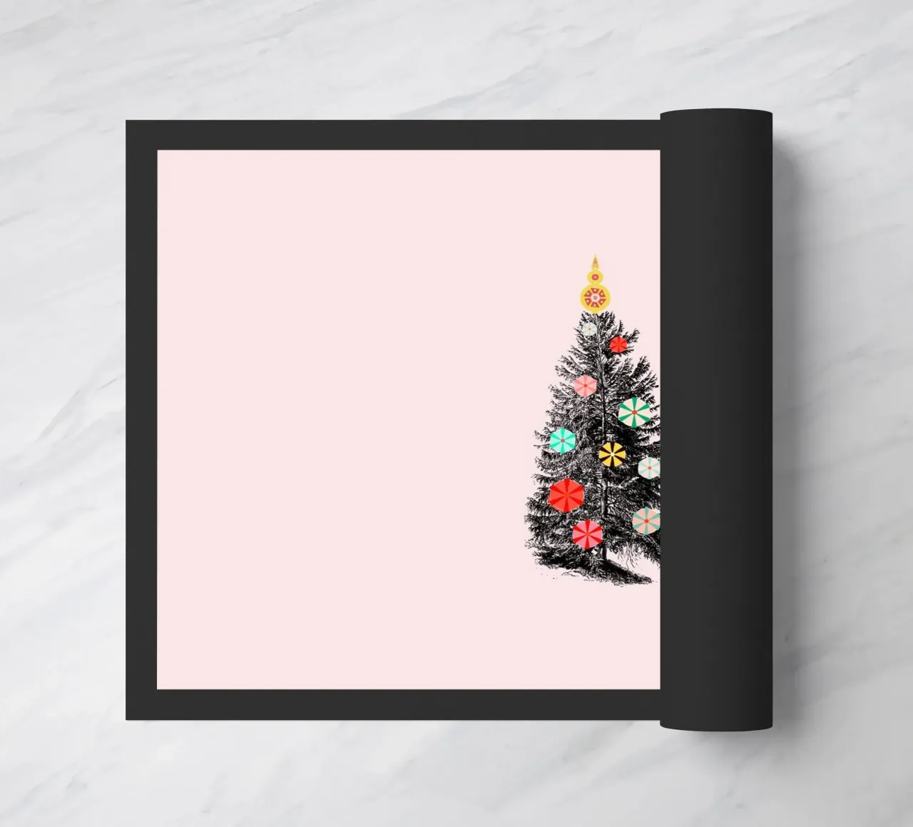 Retro Christmas Tree with Candy Ornaments zerbino da showmemars