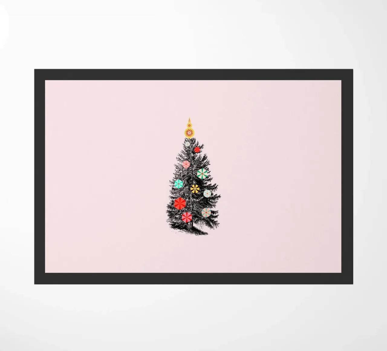Retro Christmas Tree with Candy Ornaments zerbino da showmemars