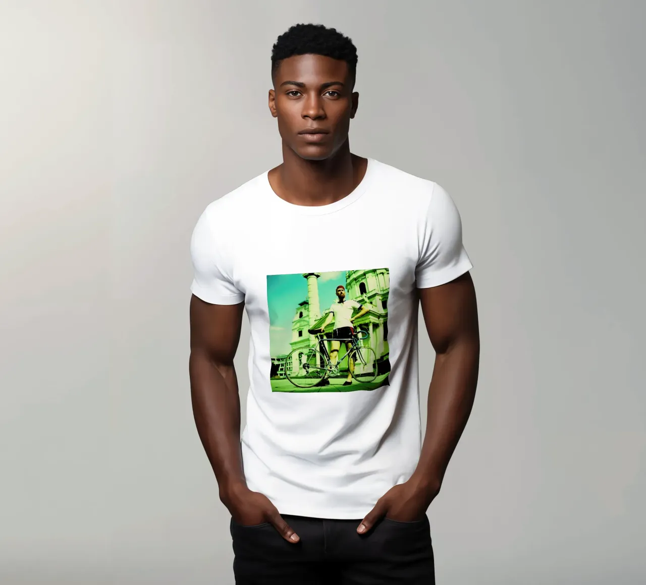 Josef 2 t-shirt da BLAEK Design Studio