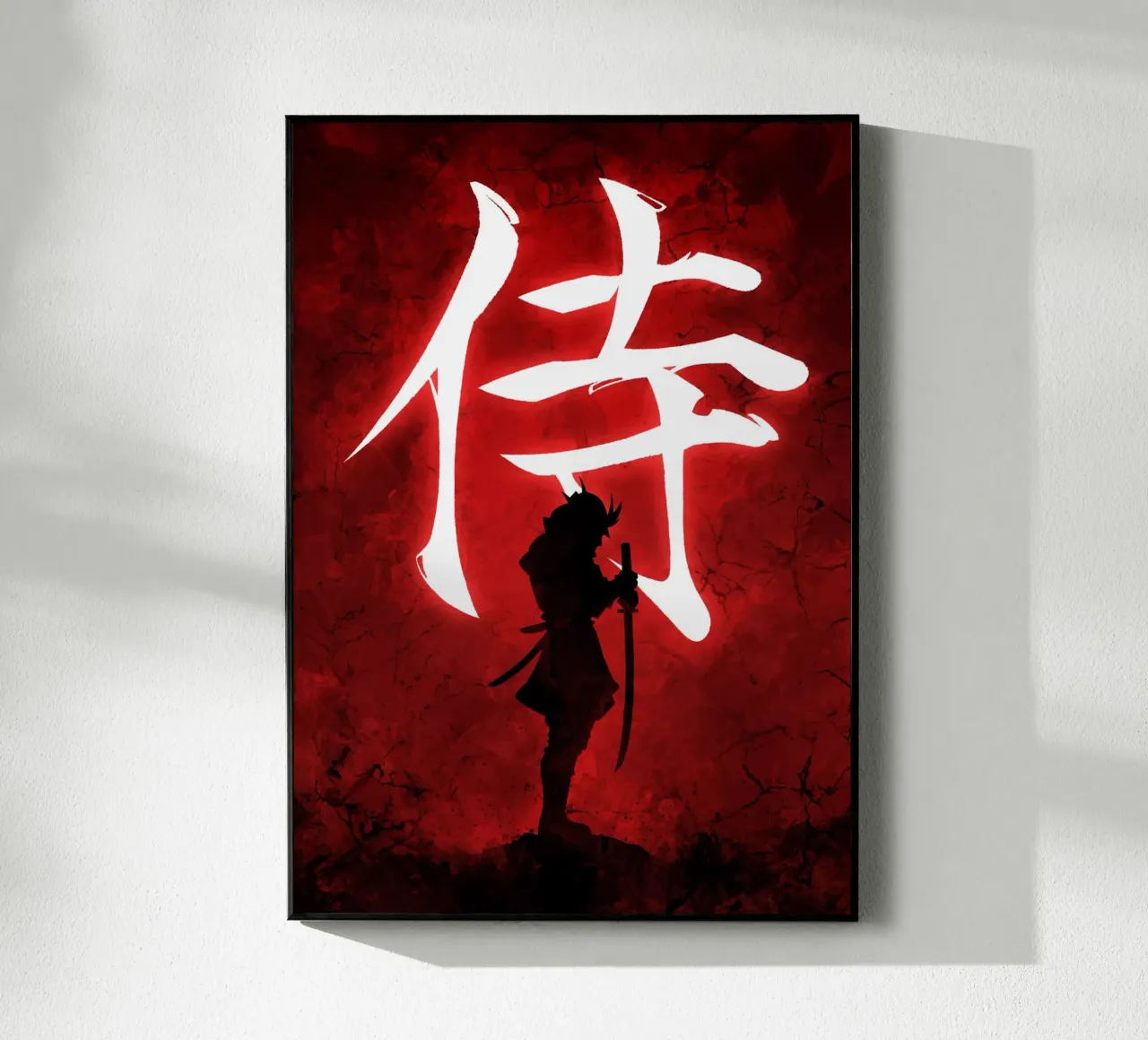 Samurai On Red plexiglass da nabakumov