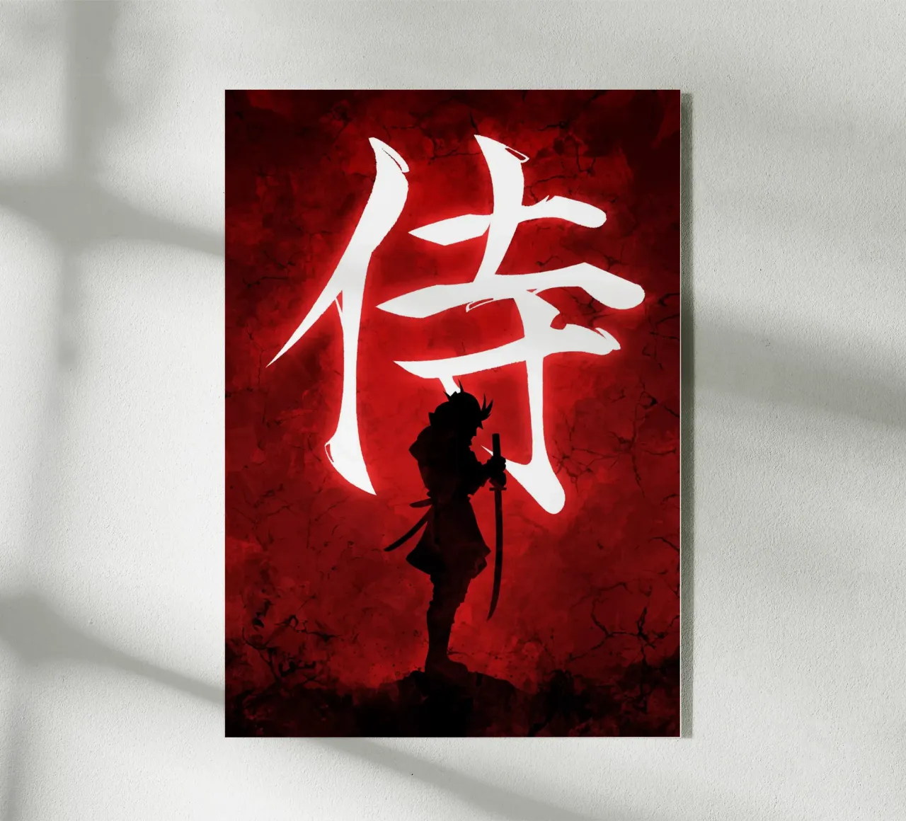 Samurai On Red plexiglass da nabakumov