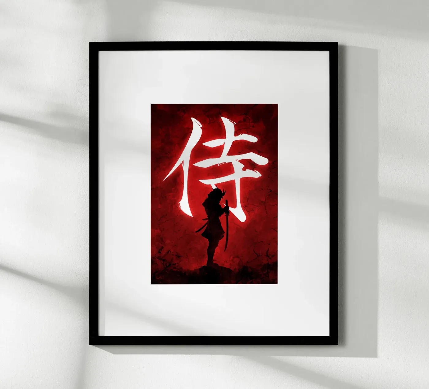 Samurai On Red poster da nabakumov