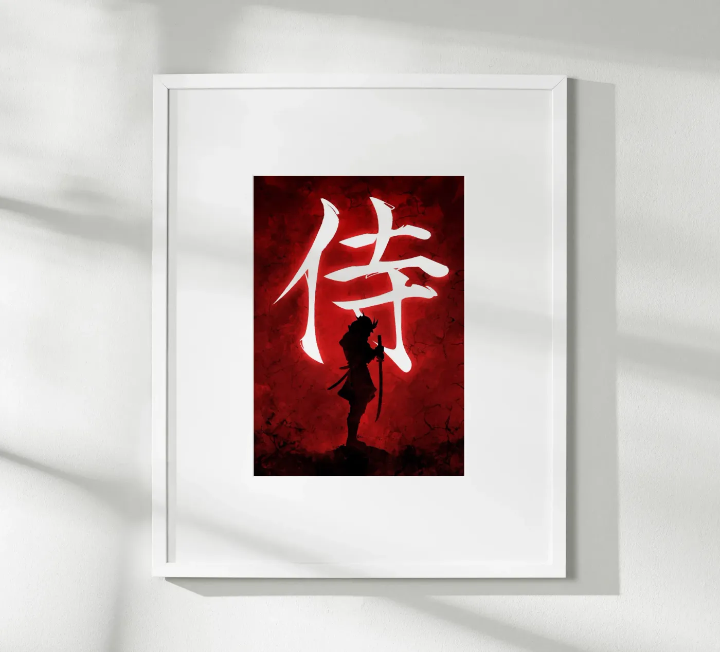 Samurai On Red poster da nabakumov