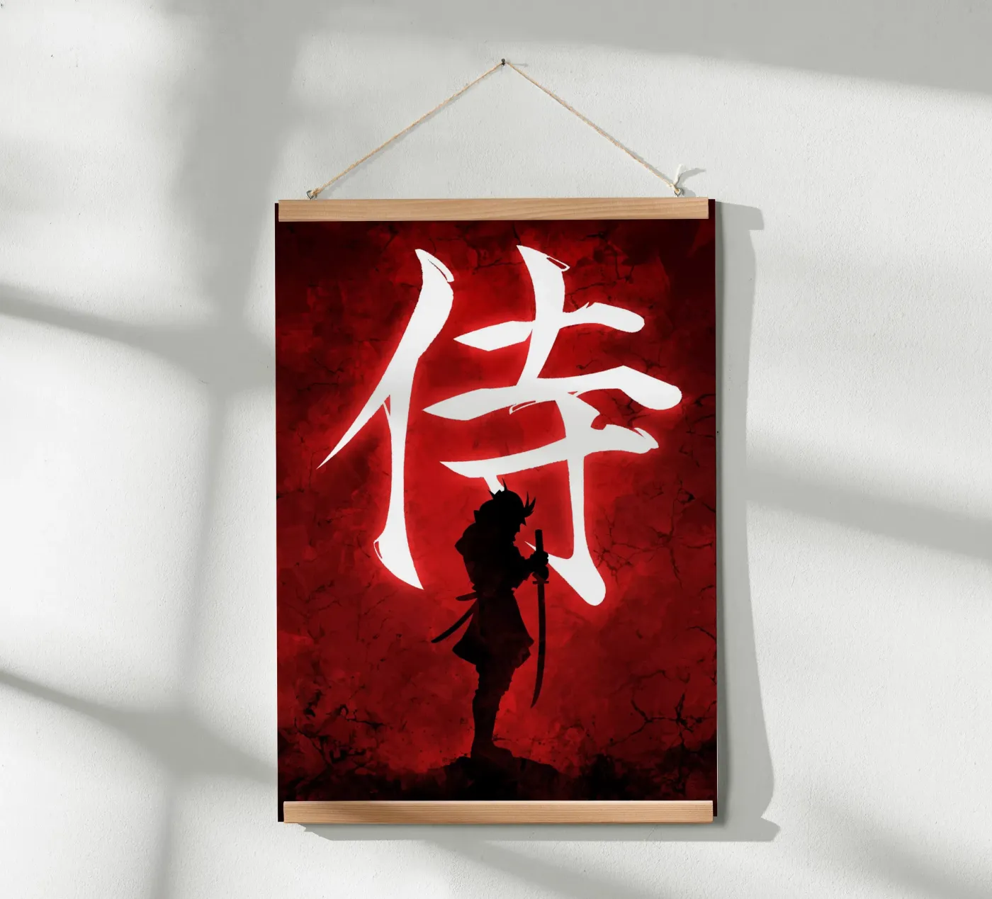Samurai On Red poster da nabakumov