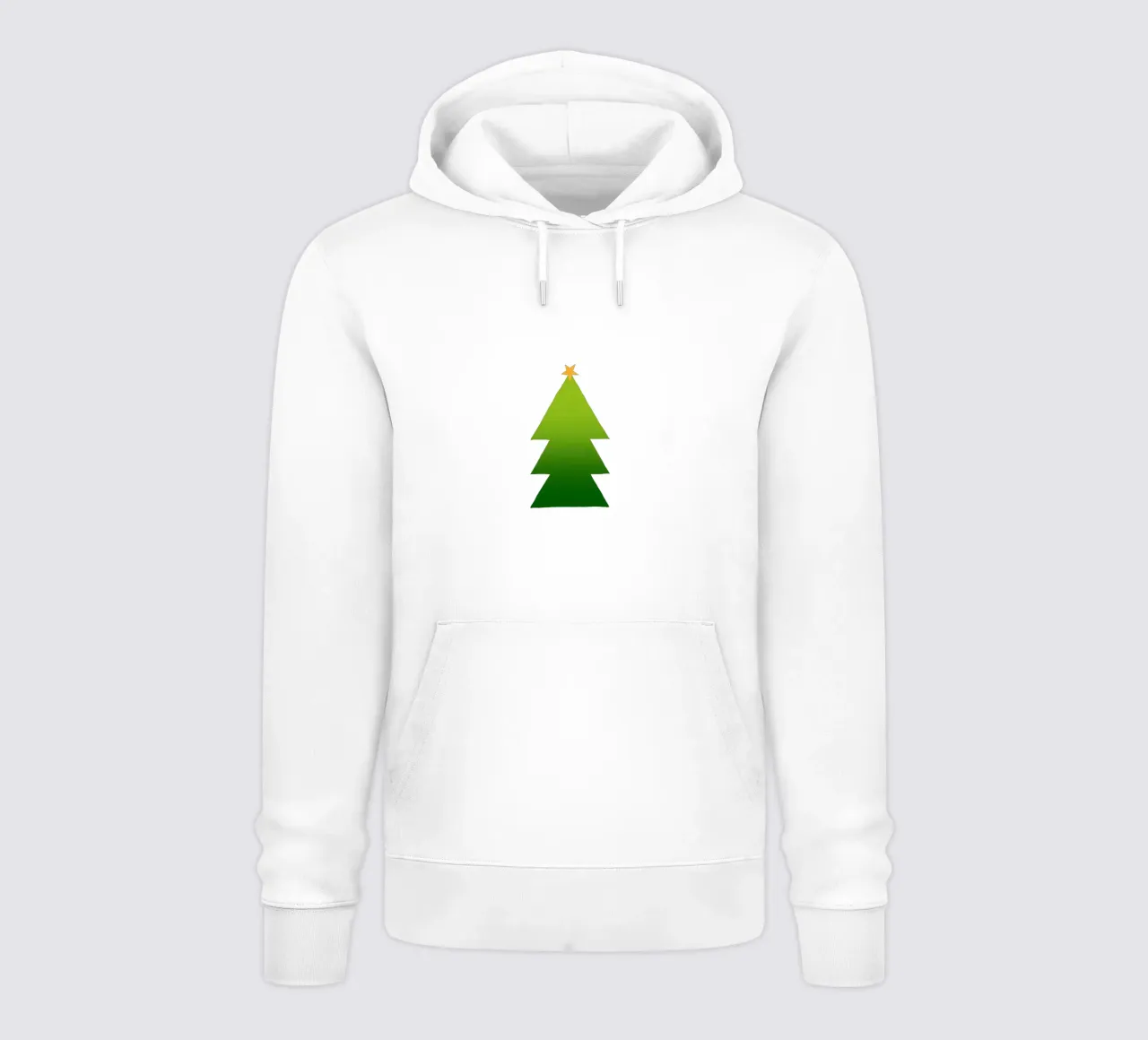Tannenbaum Farbverlauf felpa con cappuccio da Sophie Augustin Illustration