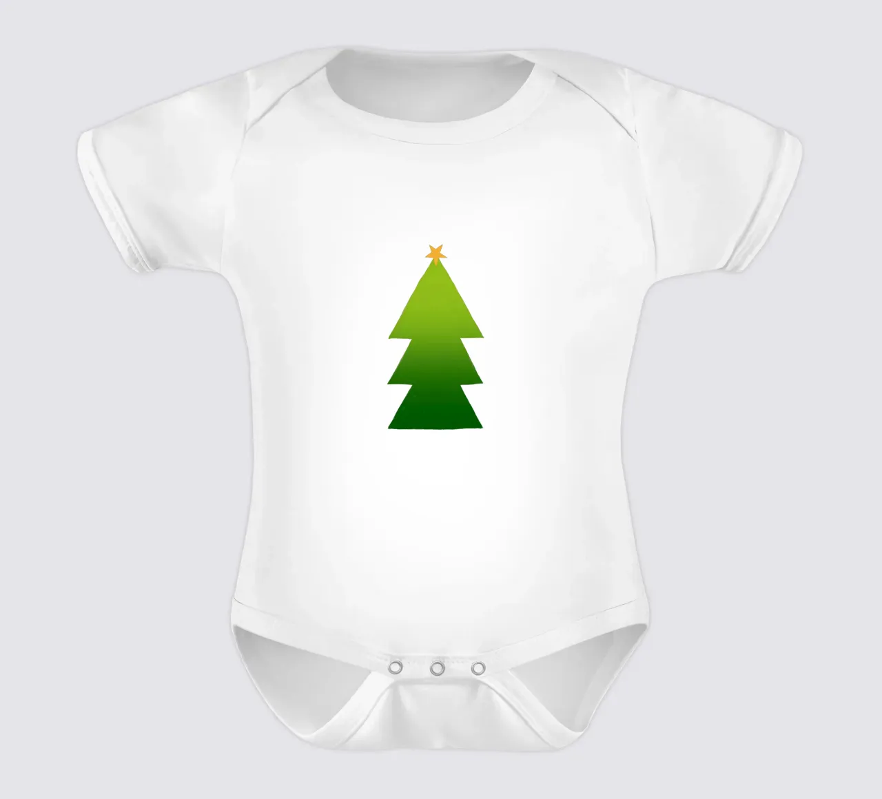 Tannenbaum Farbverlauf body neonato maniche corte da Sophie Augustin Illustration