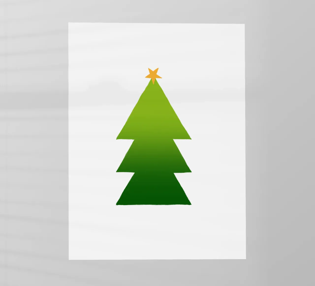 Tannenbaum Farbverlauf pellicola backlit da Sophie Augustin Illustration