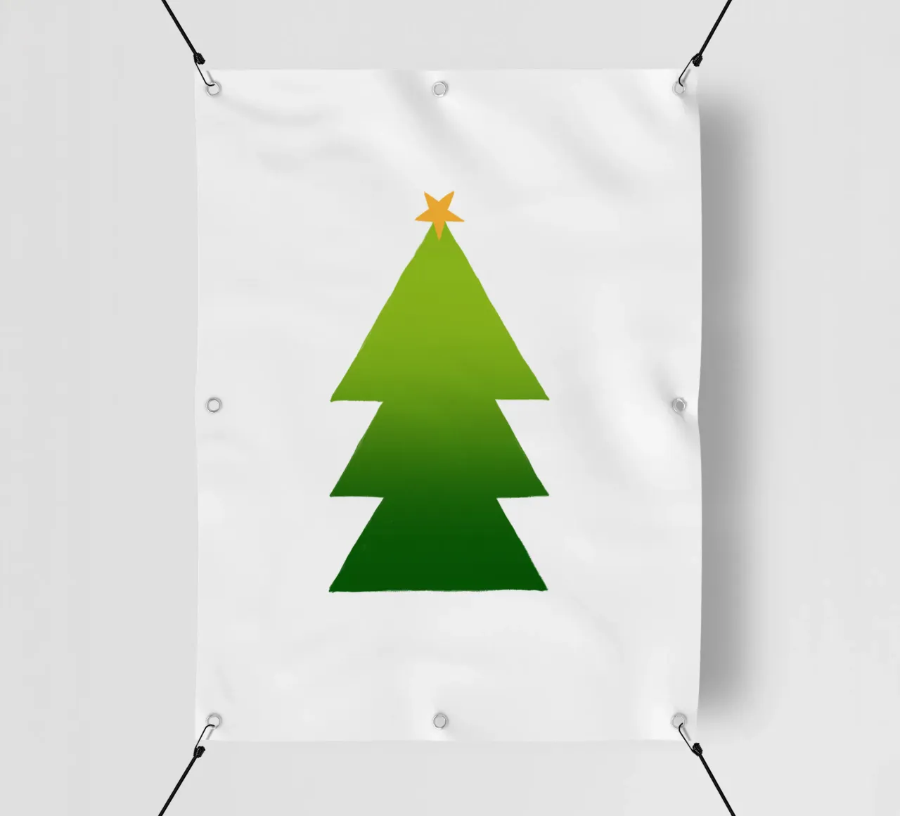 Tannenbaum Farbverlauf telo in pvc da Sophie Augustin Illustration