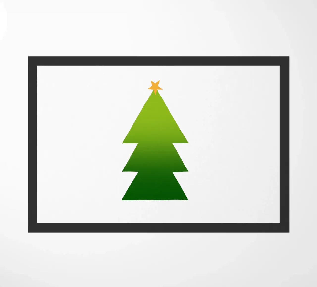 Tannenbaum Farbverlauf zerbino da Sophie Augustin Illustration