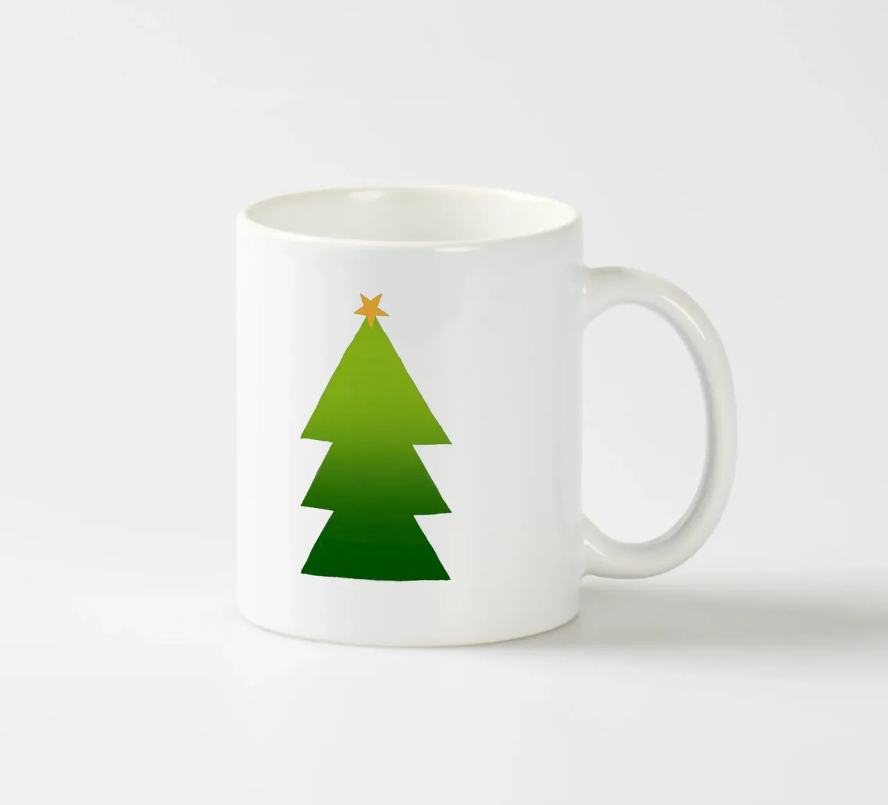 Tannenbaum Farbverlauf tazza in ceramica da Sophie Augustin Illustration