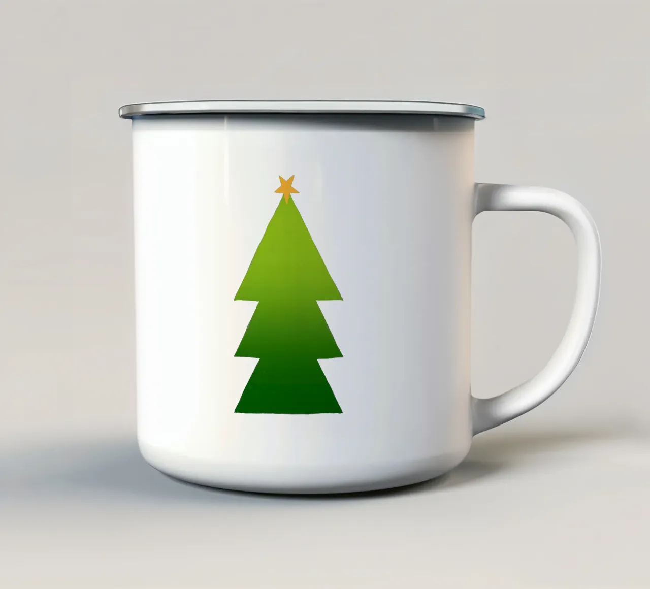 Tannenbaum Farbverlauf tazza in smalto da Sophie Augustin Illustration