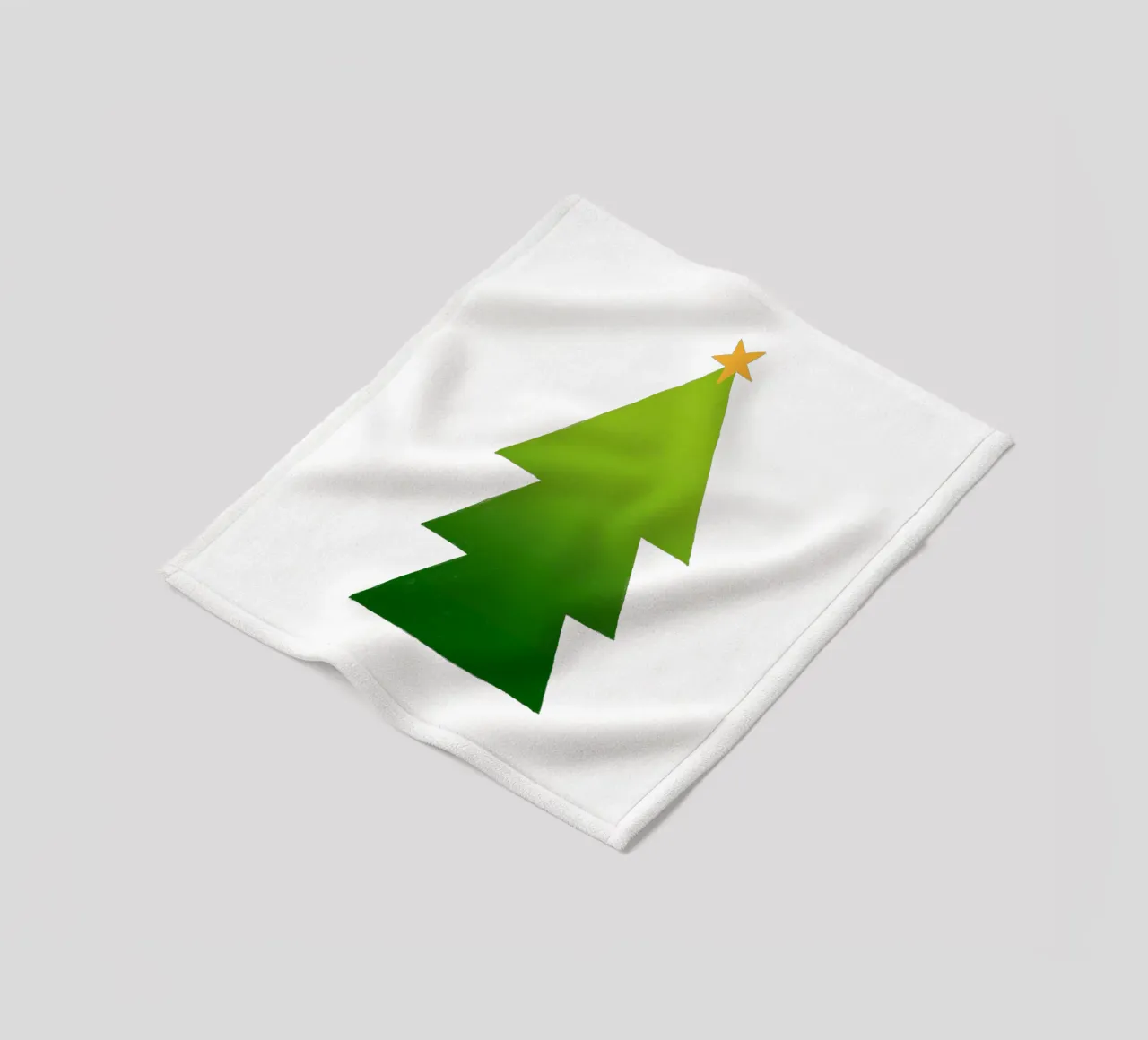 Tannenbaum Farbverlauf coperta in pile da Sophie Augustin Illustration