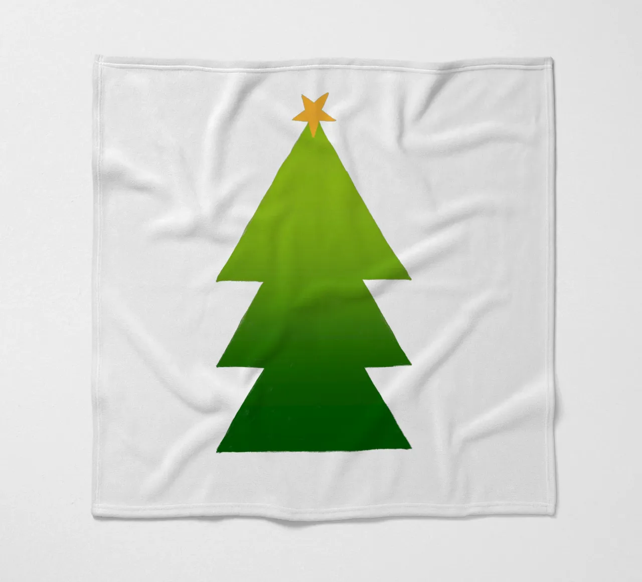 Tannenbaum Farbverlauf coperta in pile da Sophie Augustin Illustration