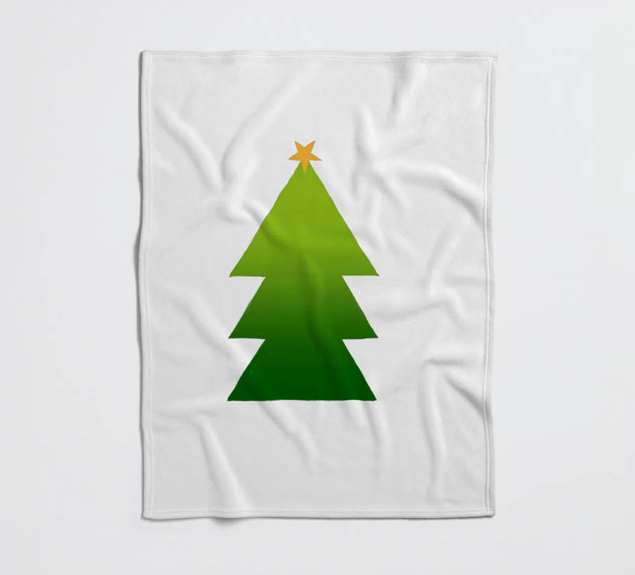 Tannenbaum Farbverlauf coperta in pile da Sophie Augustin Illustration
