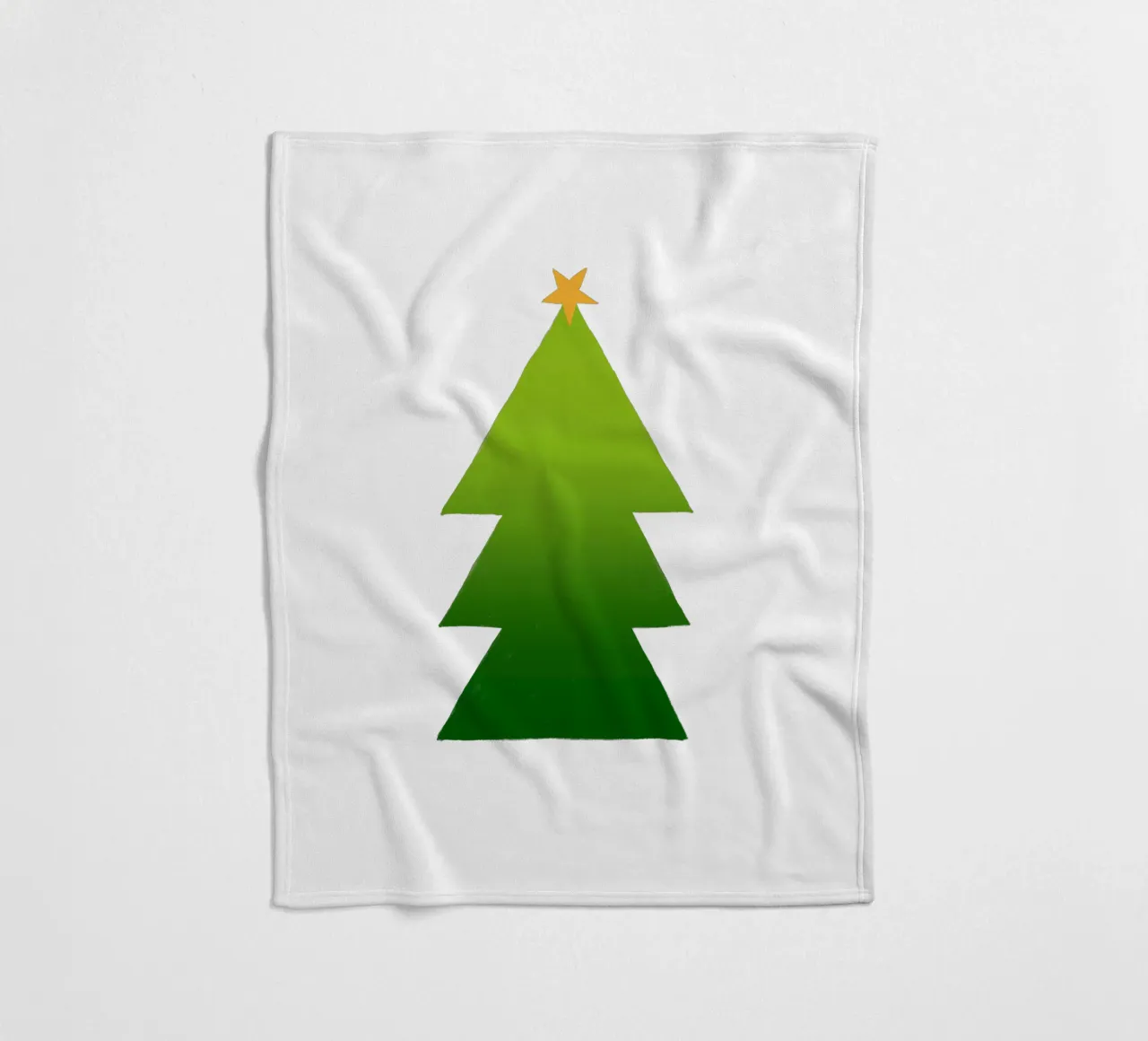 Tannenbaum Farbverlauf coperta in pile da Sophie Augustin Illustration