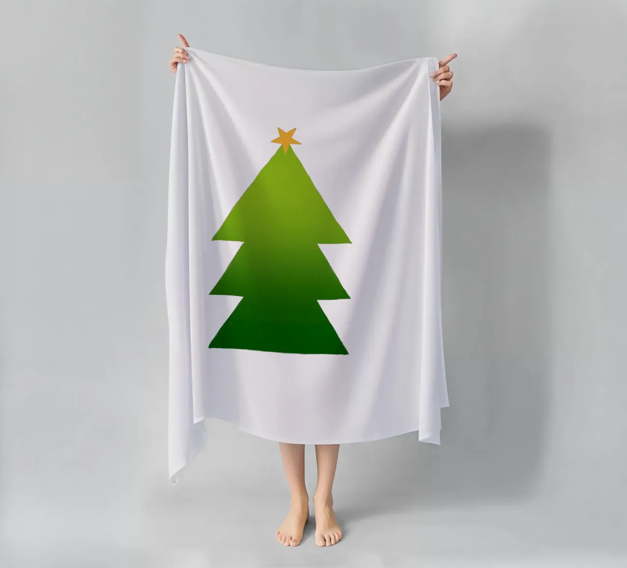 Tannenbaum Farbverlauf telo mare da Sophie Augustin Illustration