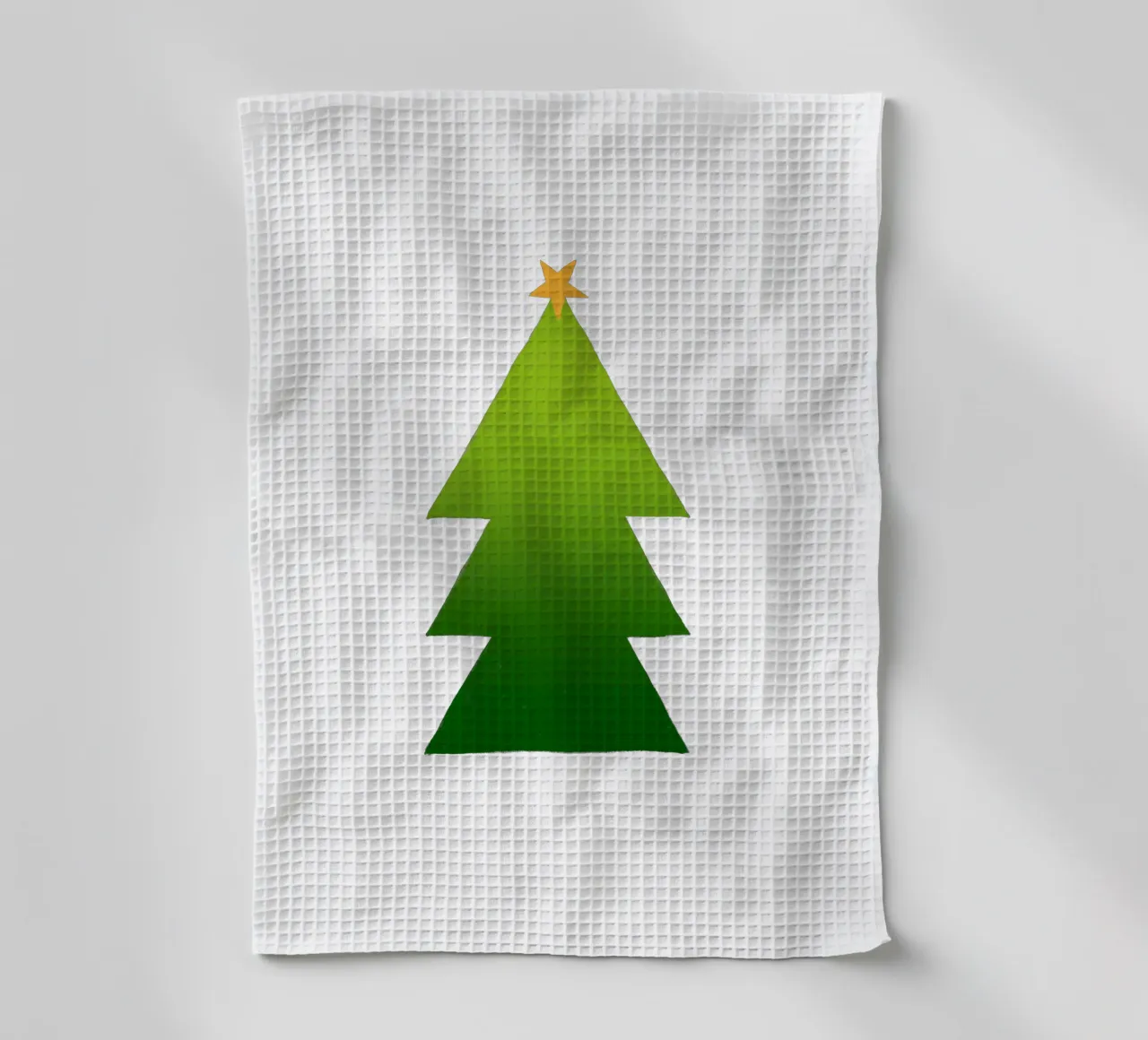 Tannenbaum Farbverlauf canovaccio da cucina da Sophie Augustin Illustration