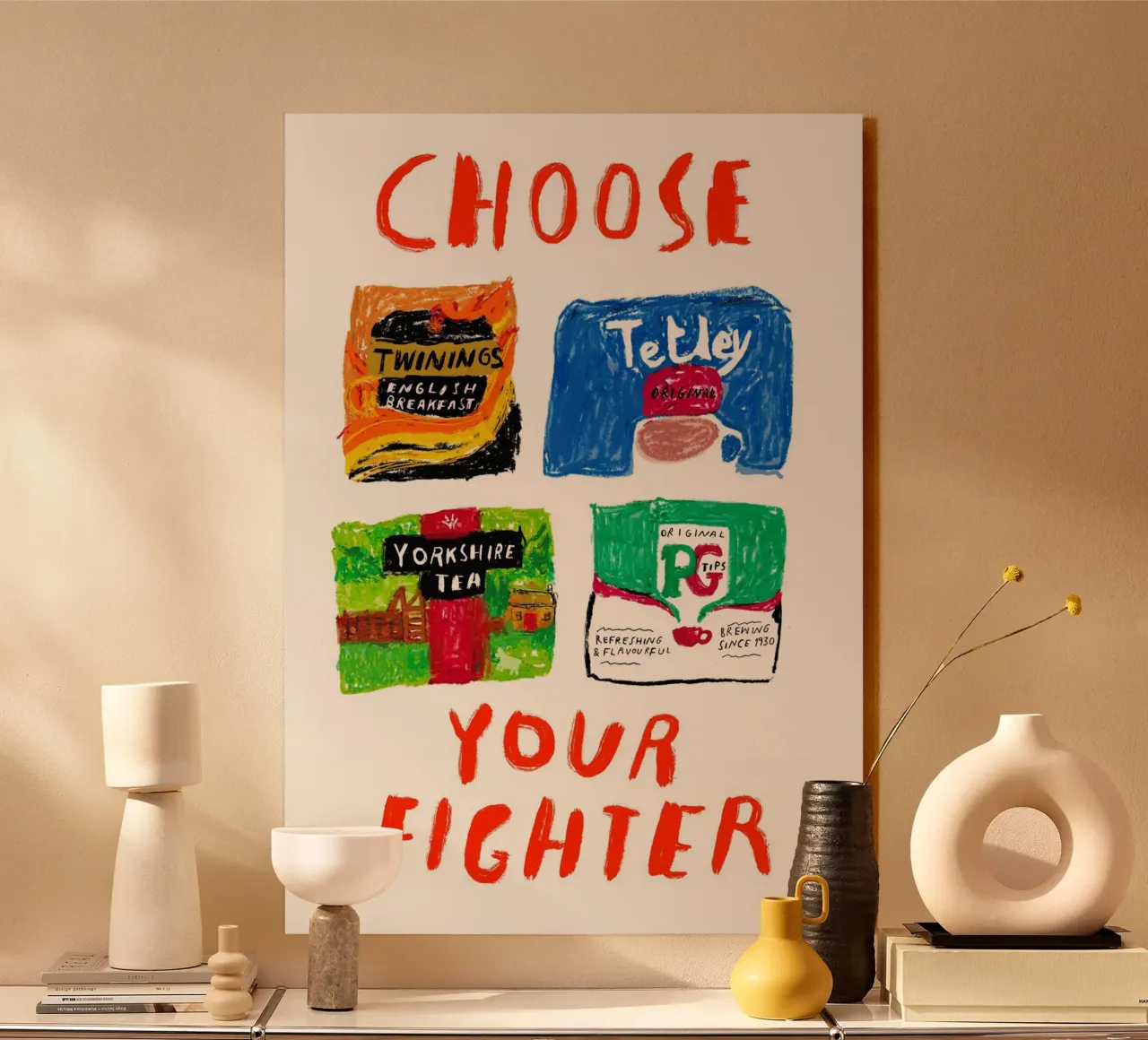 Choose Your Fighter plexiglass da Siora