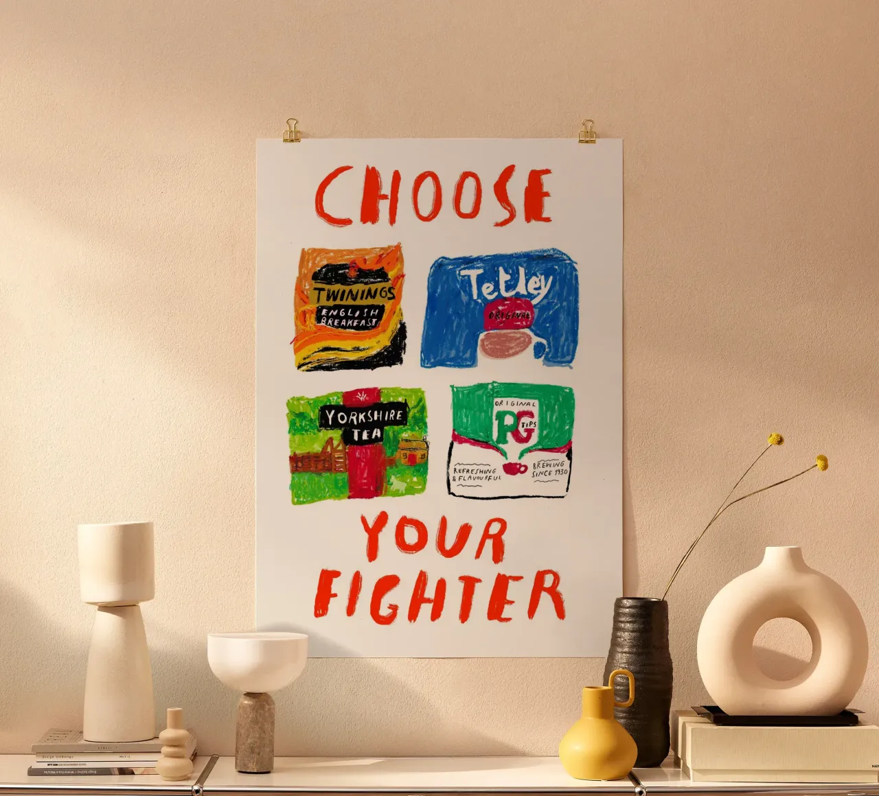 Choose Your Fighter carta hahnemühle da Siora