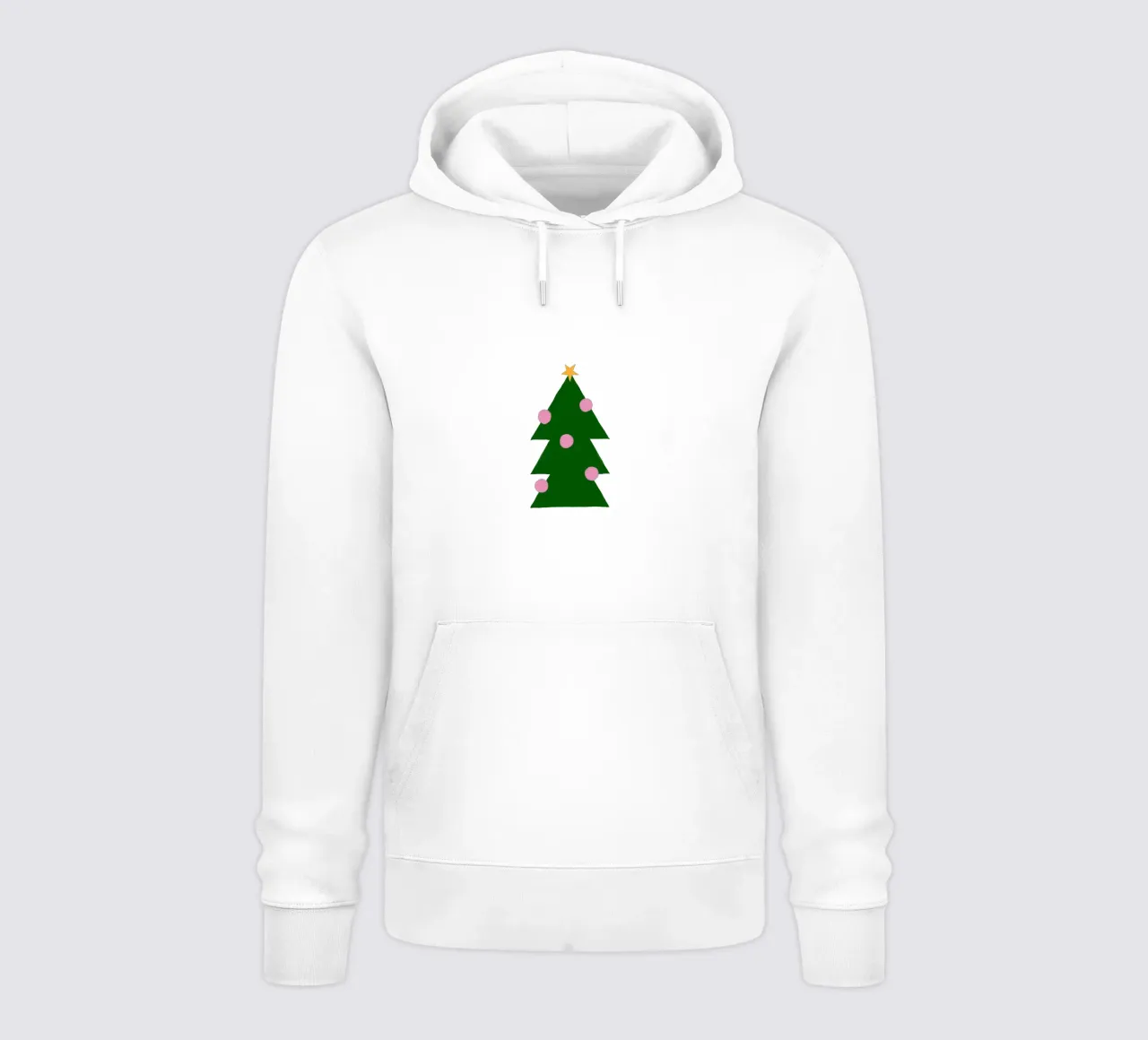 Tannenbaum mit Kugeln felpa con cappuccio da Sophie Augustin Illustration