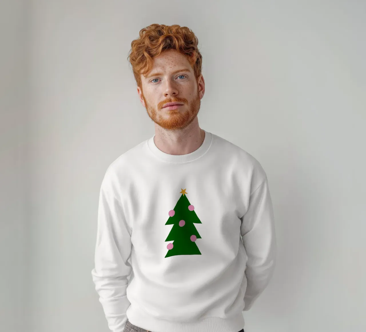 Tannenbaum mit Kugeln felpa da Sophie Augustin Illustration
