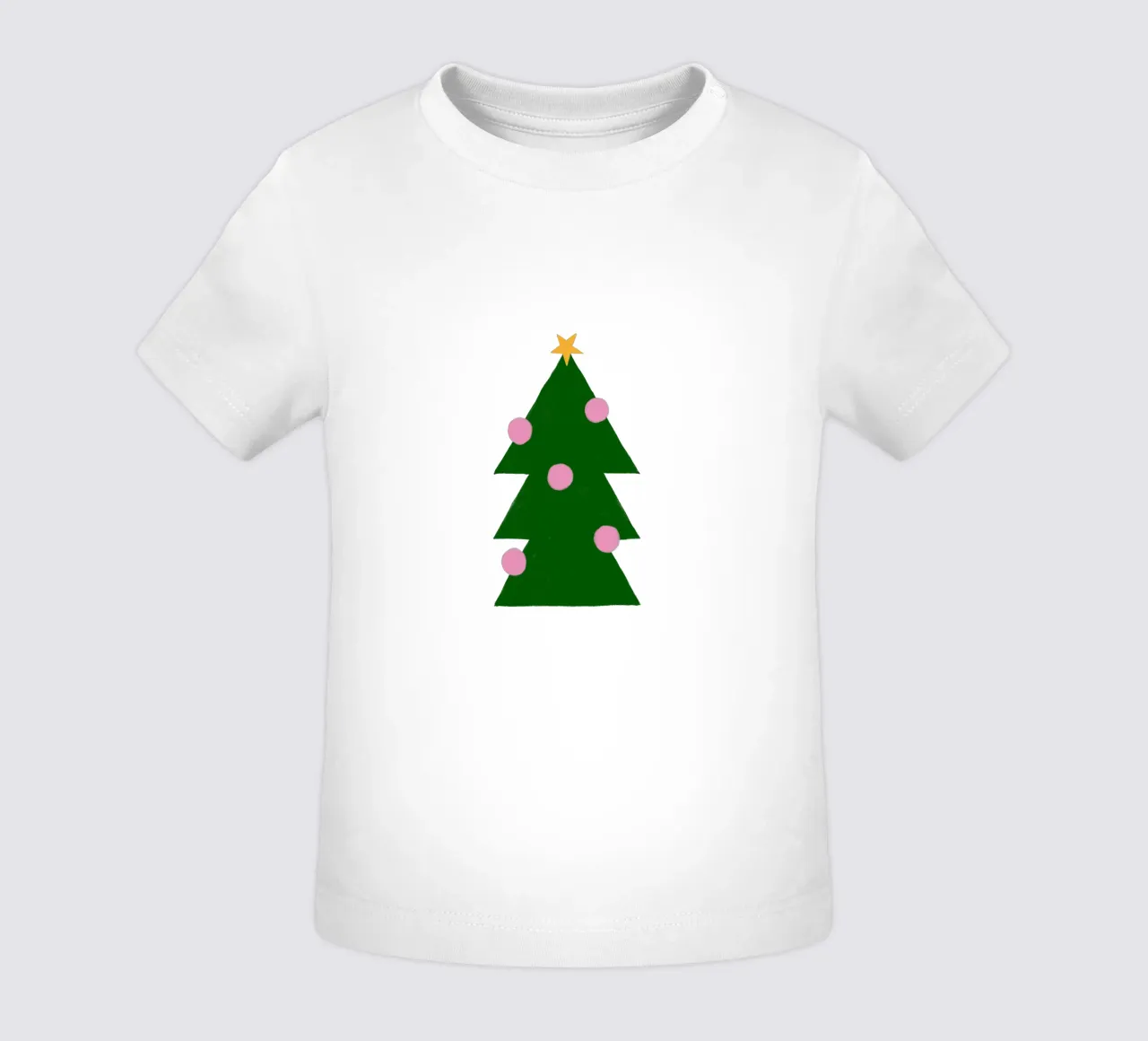 Tannenbaum mit Kugeln maglietta neonato da Sophie Augustin Illustration