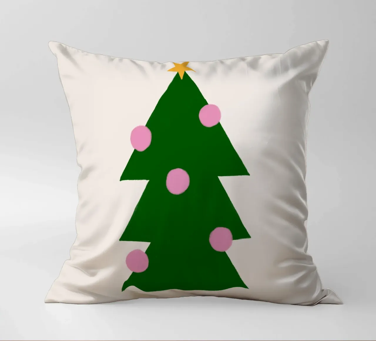 Tannenbaum mit Kugeln cuscino da Sophie Augustin Illustration