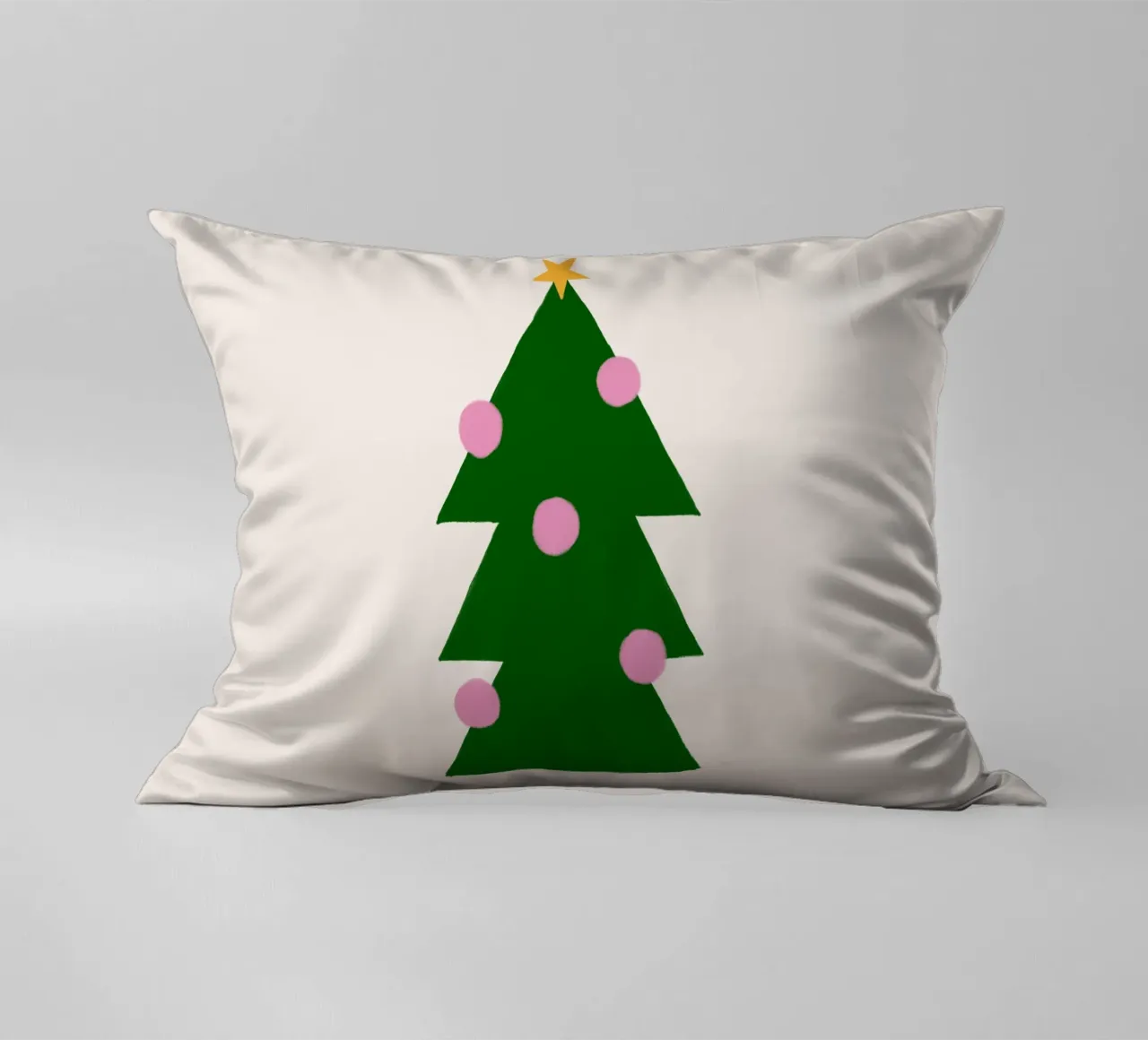 Tannenbaum mit Kugeln cuscino da Sophie Augustin Illustration