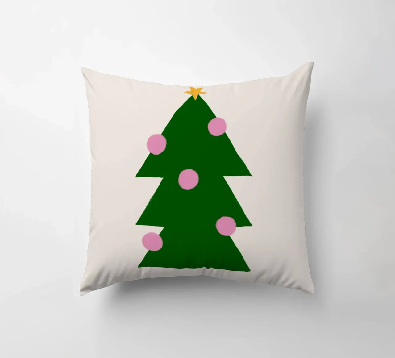 Tannenbaum mit Kugeln cuscino da Sophie Augustin Illustration