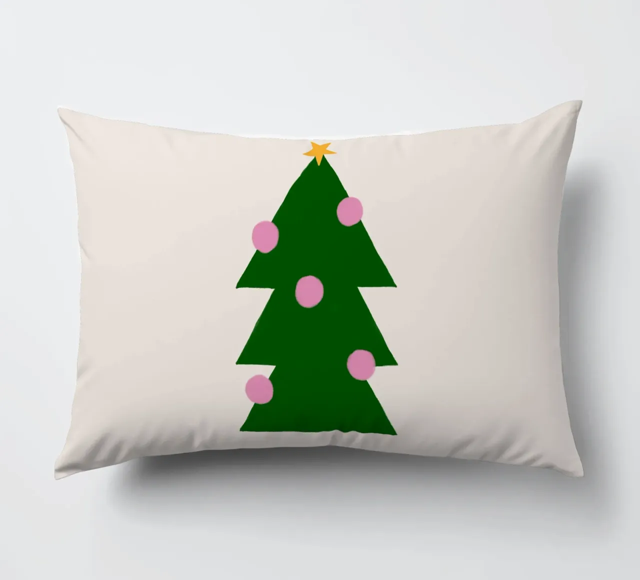 Tannenbaum mit Kugeln cuscino da Sophie Augustin Illustration