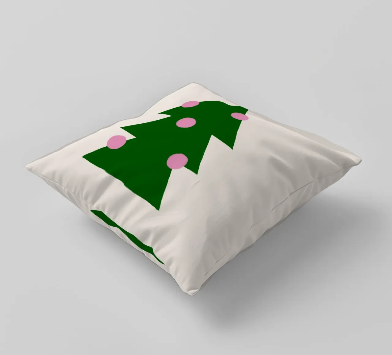 Tannenbaum mit Kugeln cuscino da Sophie Augustin Illustration