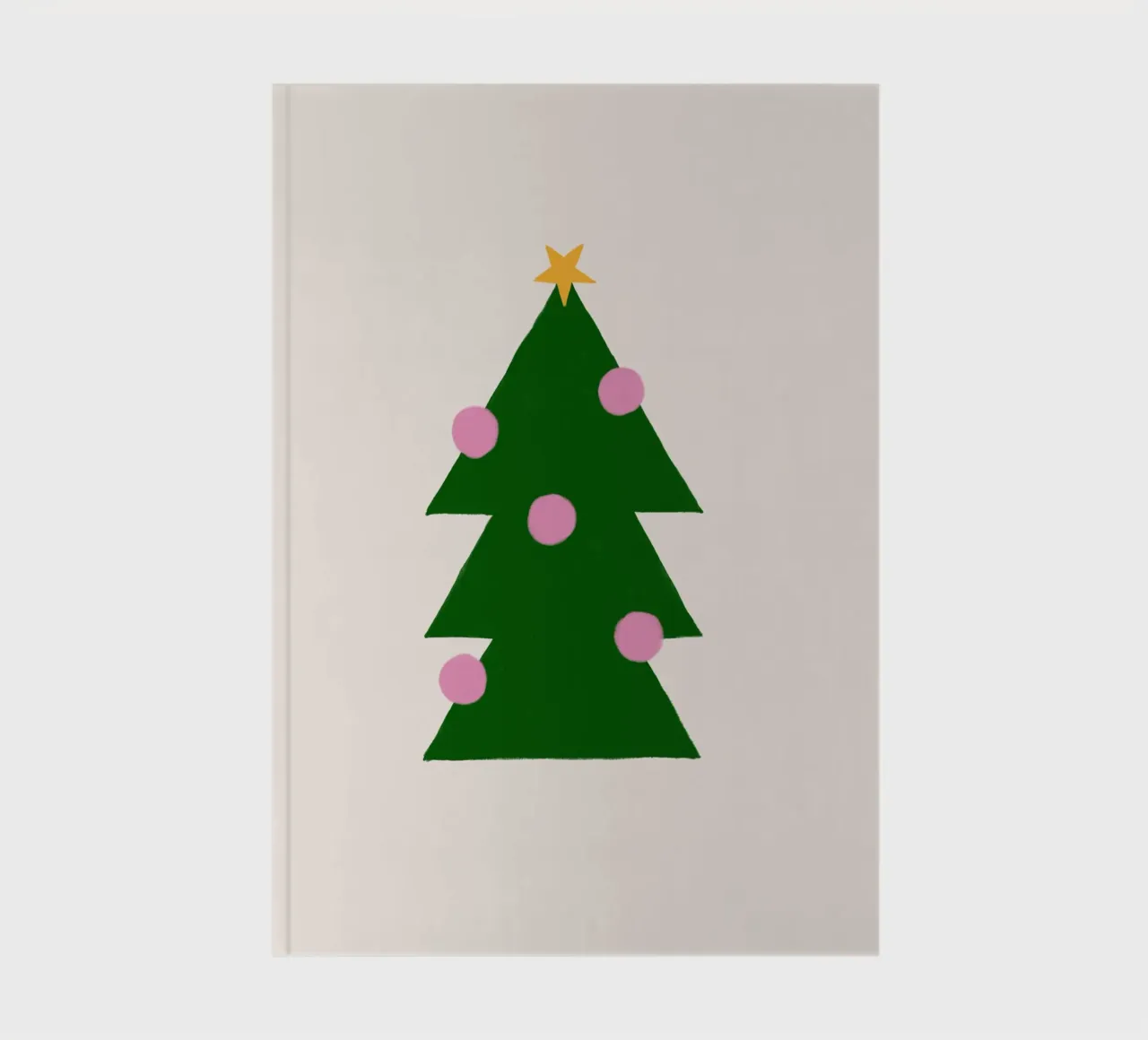 Tannenbaum mit Kugeln diario da Sophie Augustin Illustration
