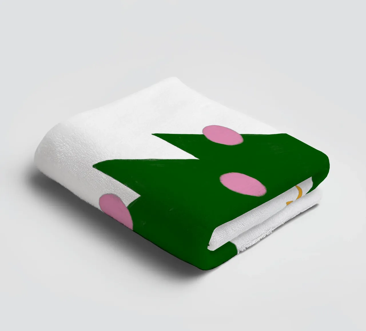 Tannenbaum mit Kugeln asciugamano da bagno da Sophie Augustin Illustration
