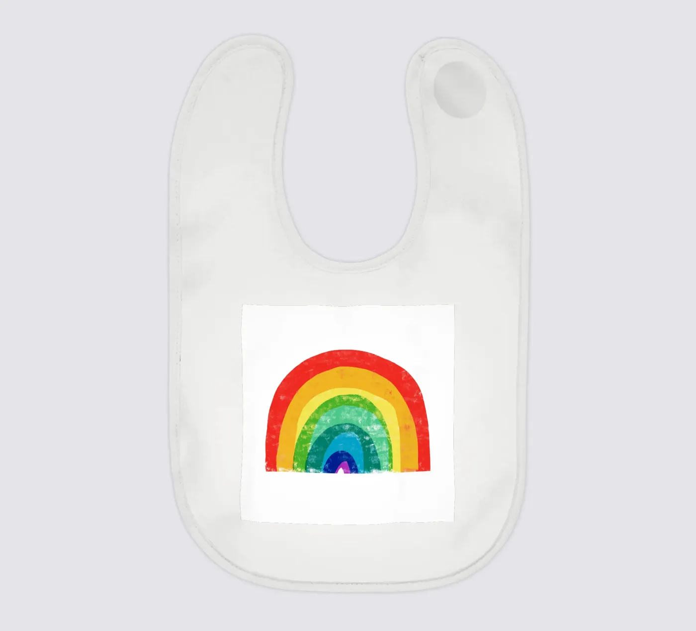 Rainbow Babylätzchen von Kim Hubball Studio