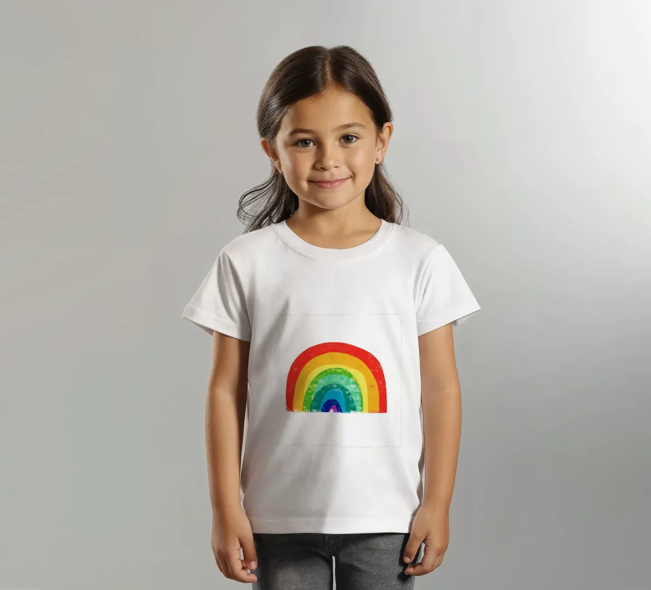 Arcobaleno t-shirt bambini da Kim Hubball Studio