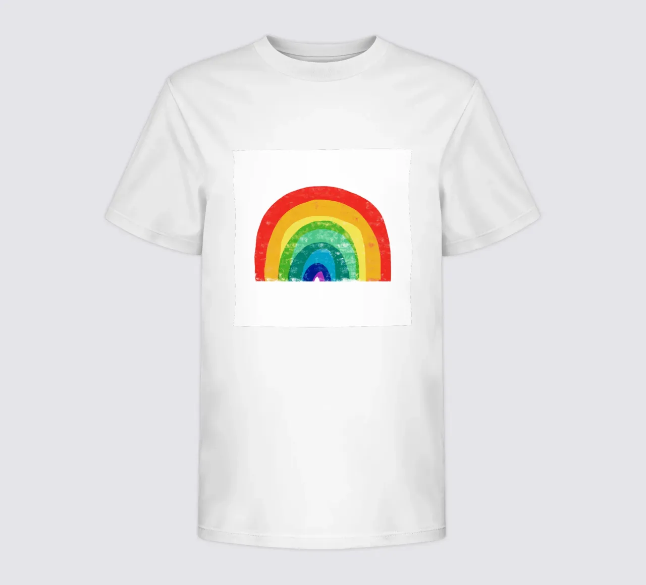 Arcobaleno t-shirt bambini da Kim Hubball Studio