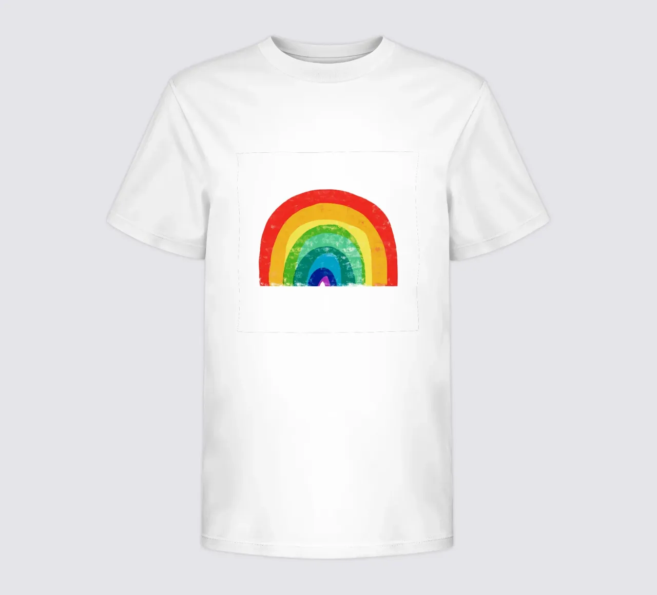 Arcobaleno t-shirt bambini da Kim Hubball Studio