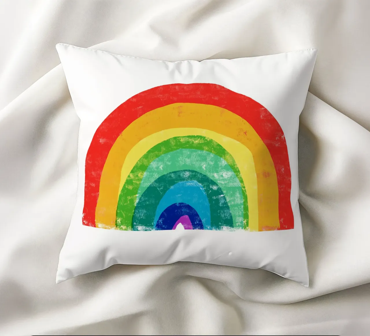 Arcobaleno cuscino da Kim Hubball Studio