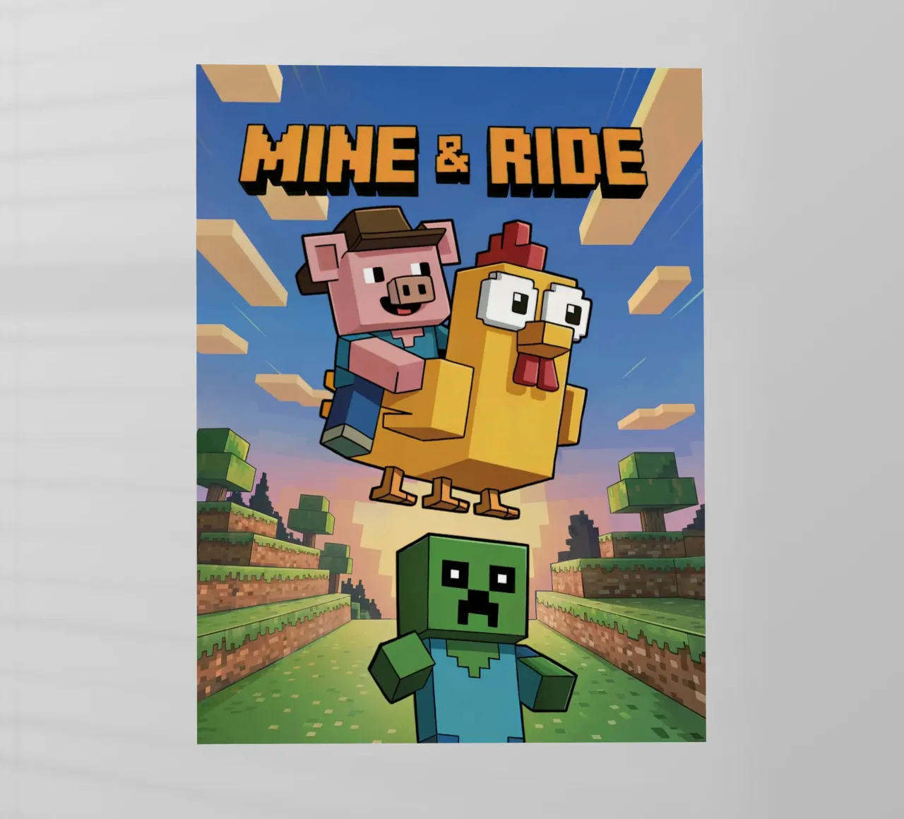 Minecraft Mine and Ride pellicola backlit da Stellar Creative