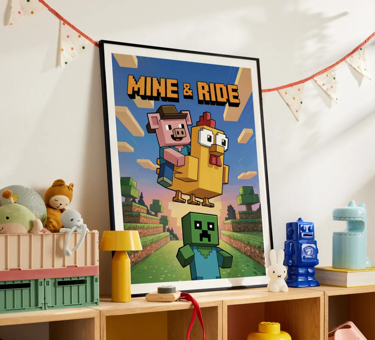 Minecraft Mine and Ride carta hahnemühle da Stellar Creative