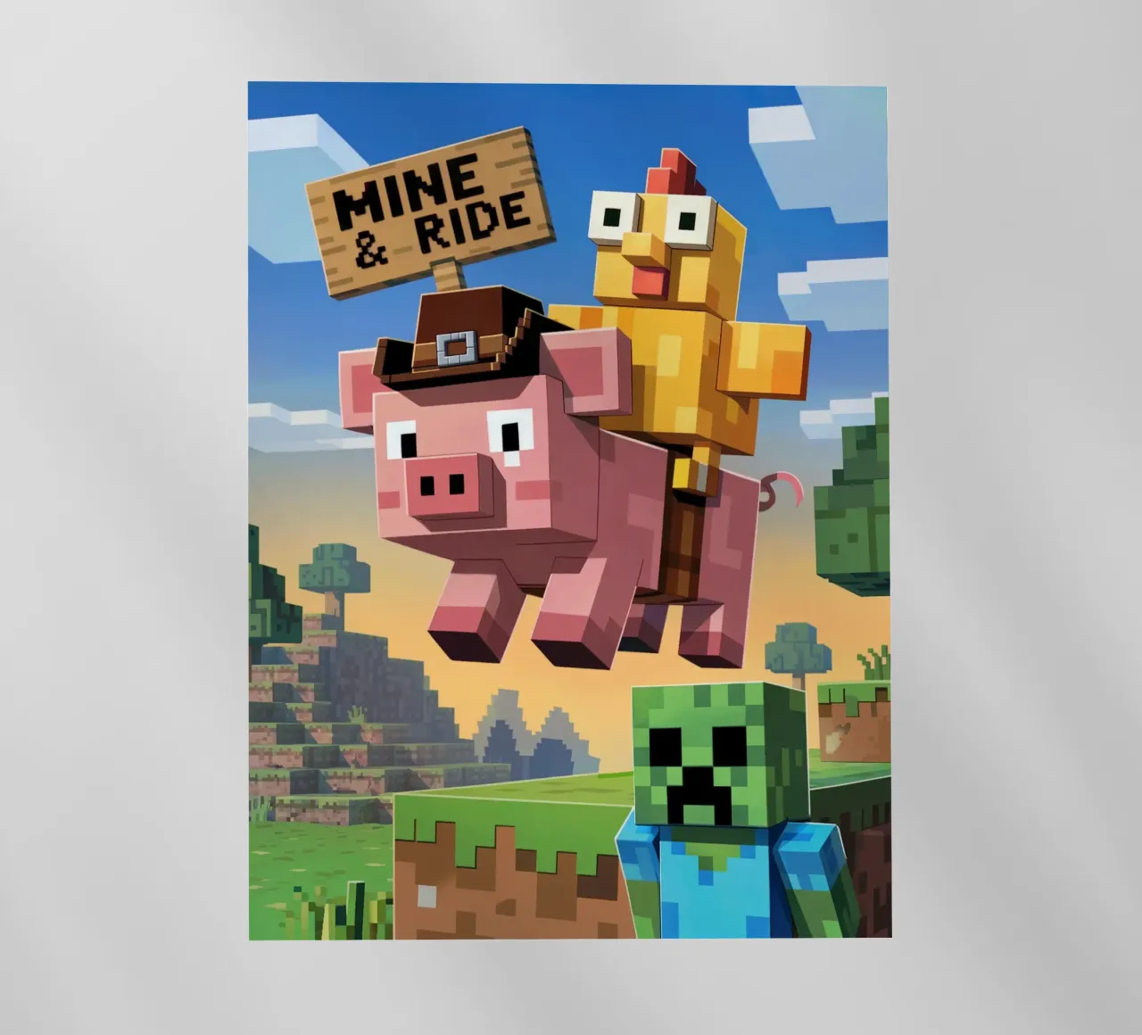 Minecraft Mine and Ride pellicola backlit da Stellar Creative