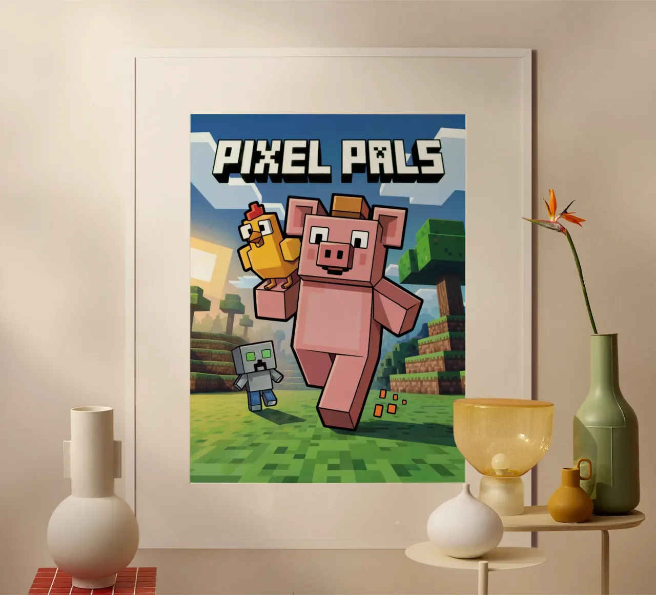 Minecraft Pixel Pals carta hahnemühle da Stellar Creative