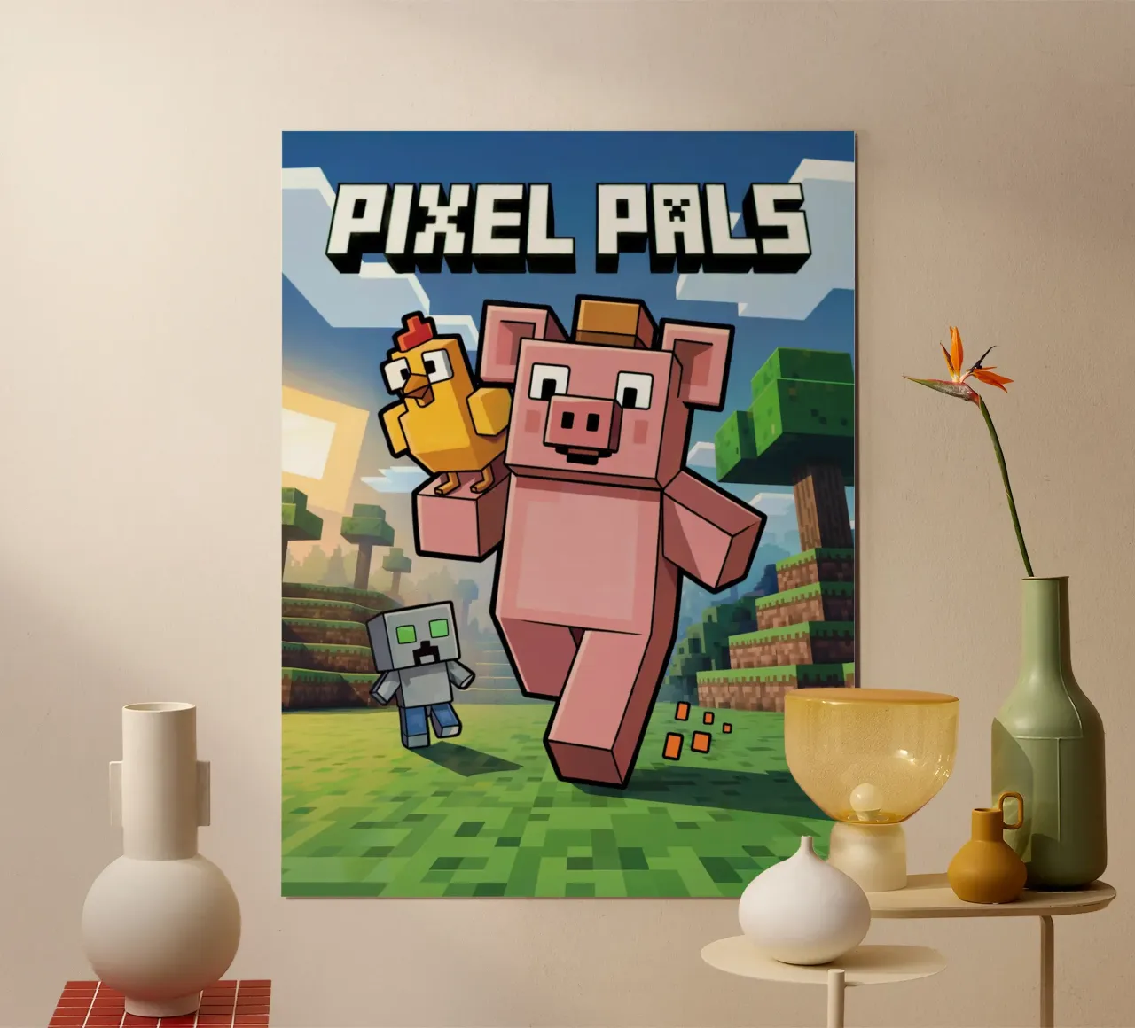 Minecraft Pixel Pals carta hahnemühle da Stellar Creative